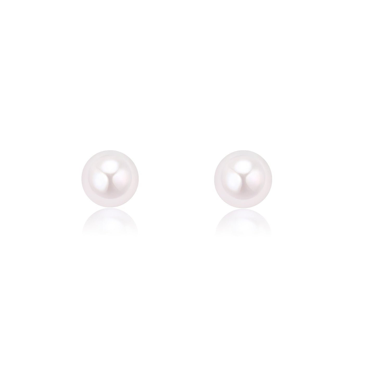 Mini Akoya Pearl Stud Earrings in 3-6mm Size