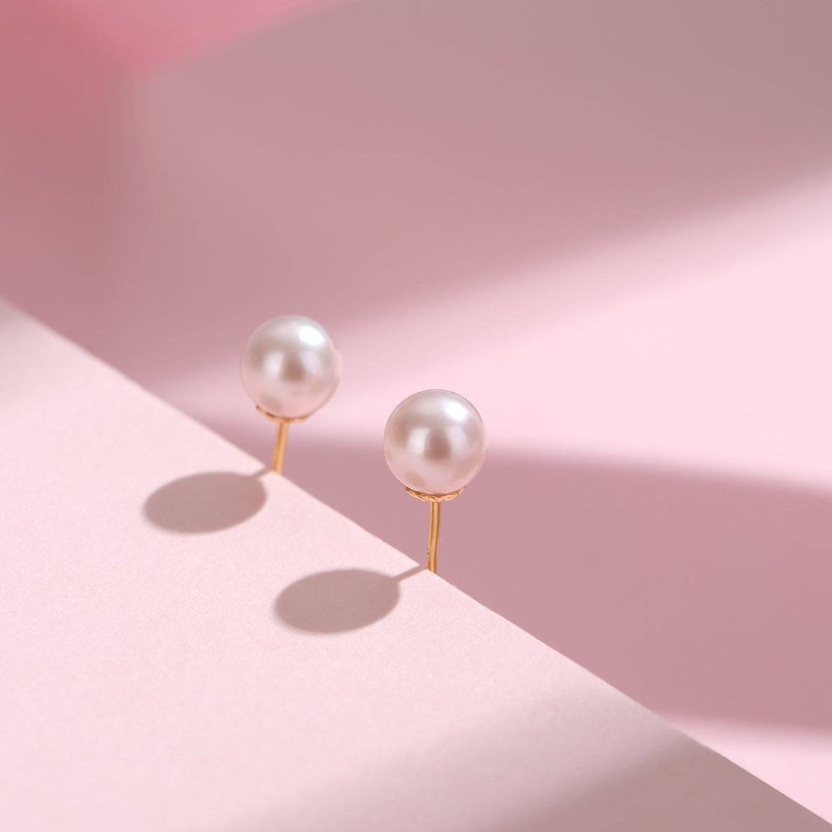 Mini Akoya Pearl Stud Earrings in 3-6mm Size