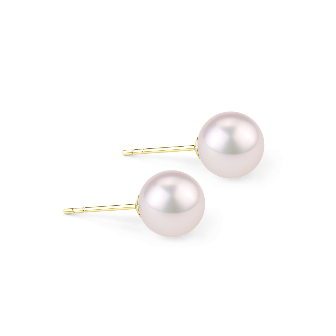 Seawater Akoya Pearl Stud Earrings Set