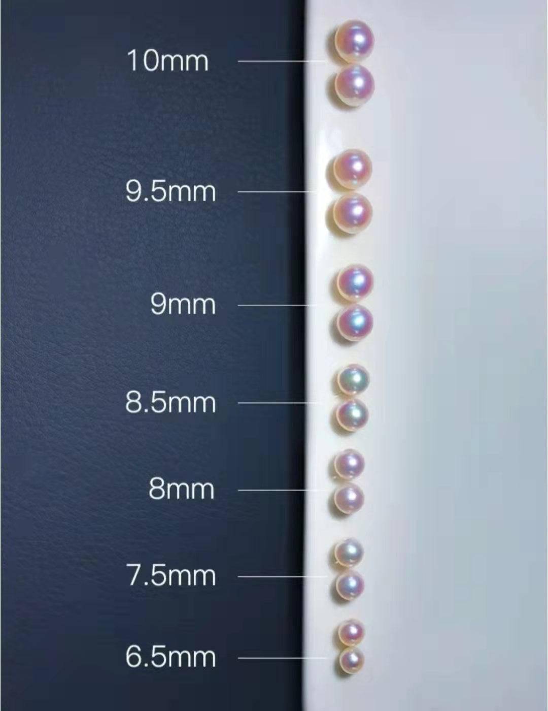 Classic Button Freshwater Pearl Stud Earrings 7-13mm