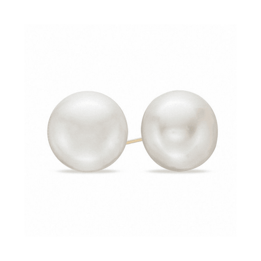 Classic Freshwater Pearl Stud Earrings 7-8mm