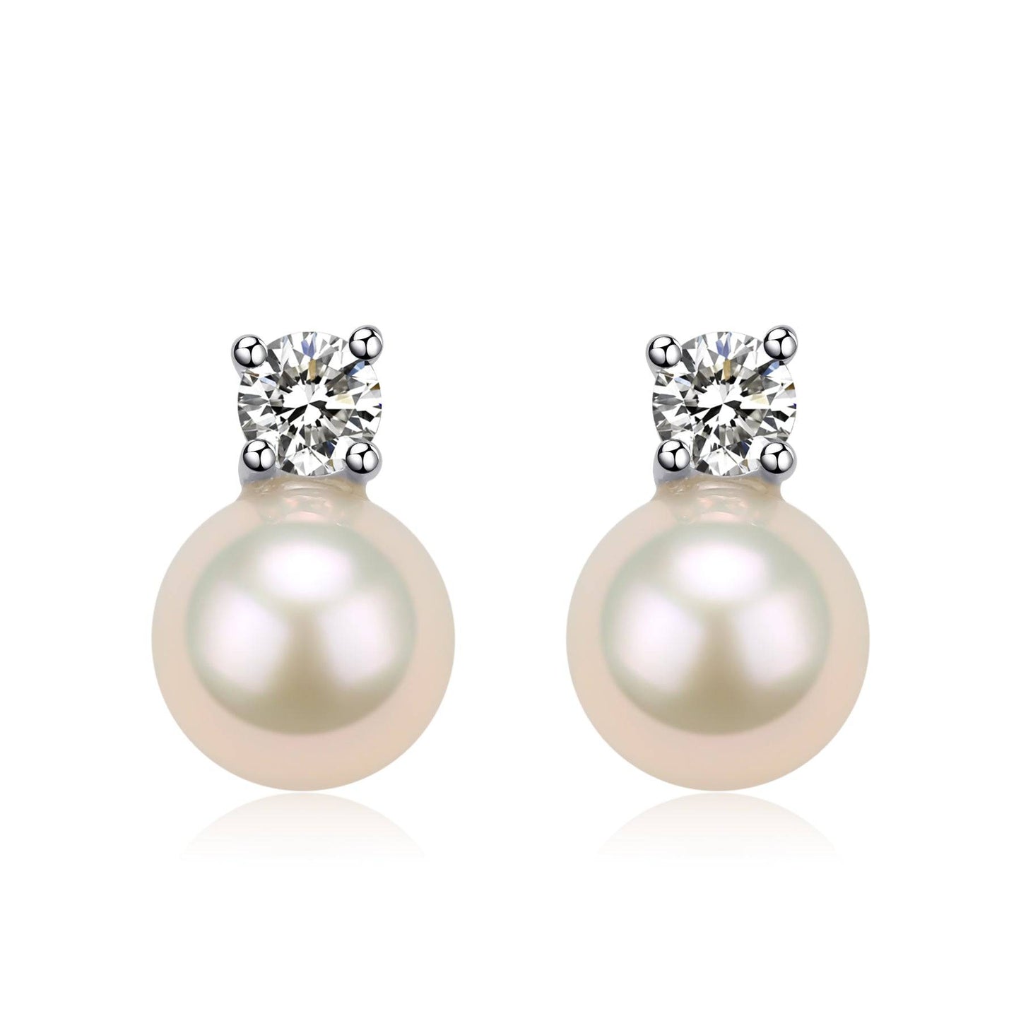 Freshwater Pearl Earrings with Sasha Design