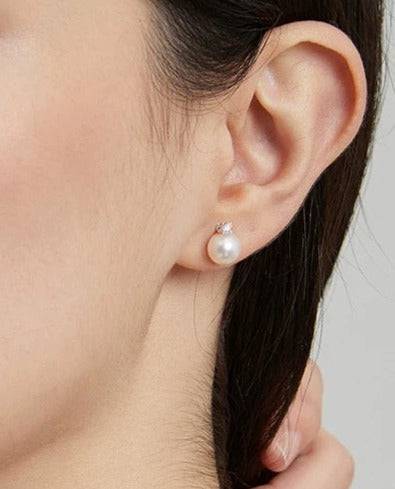 Freshwater Pearl Sasha Style Earrings 8-10mm