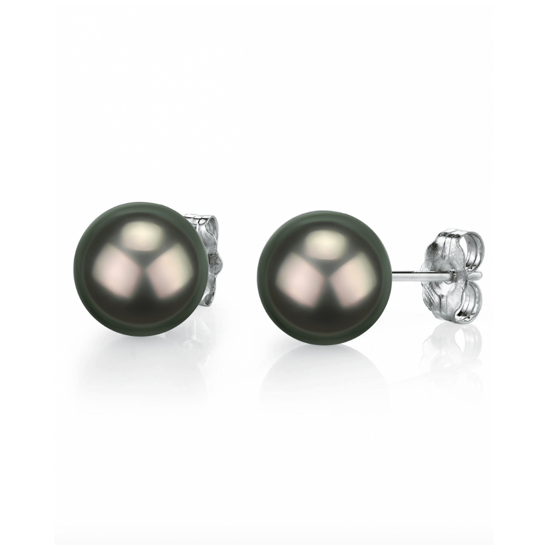 Tahitian Pearl and Stud Earrings Set