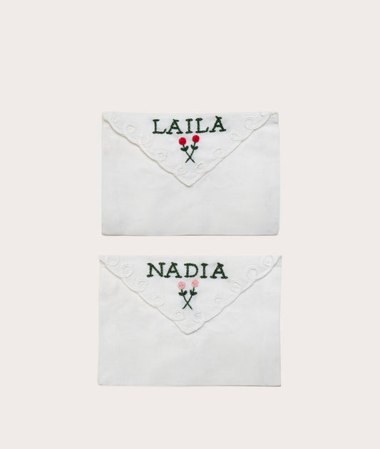 Embroidered Lace Personalized Envelopes for Special Occasions