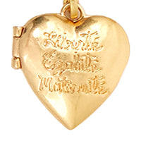 Heart Shaped Locket Charm Design