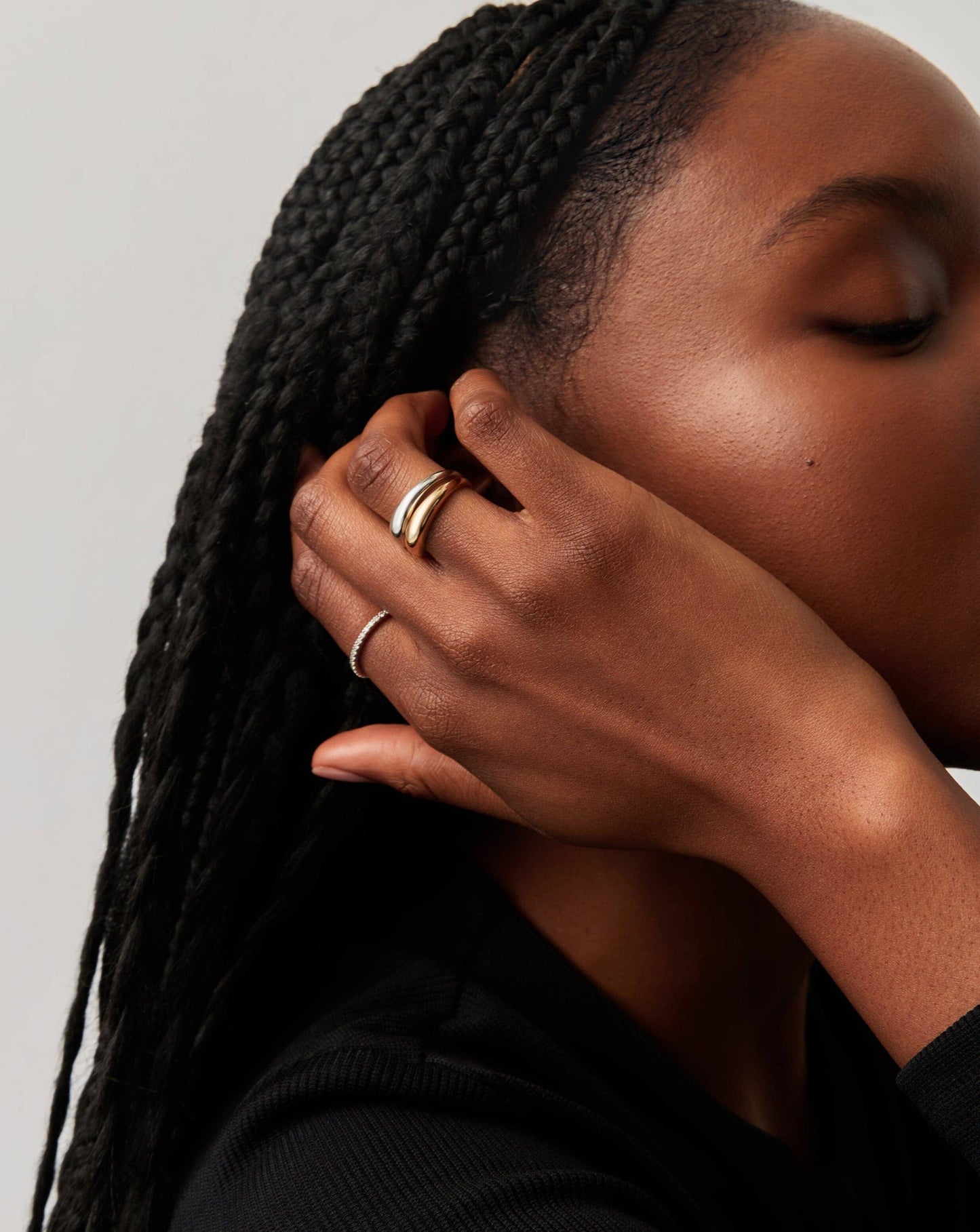 Classic Dome Ring in Solid 14k Gold