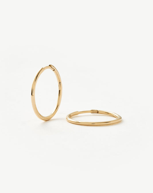 Classic Small Hoop Earrings in Fine Design