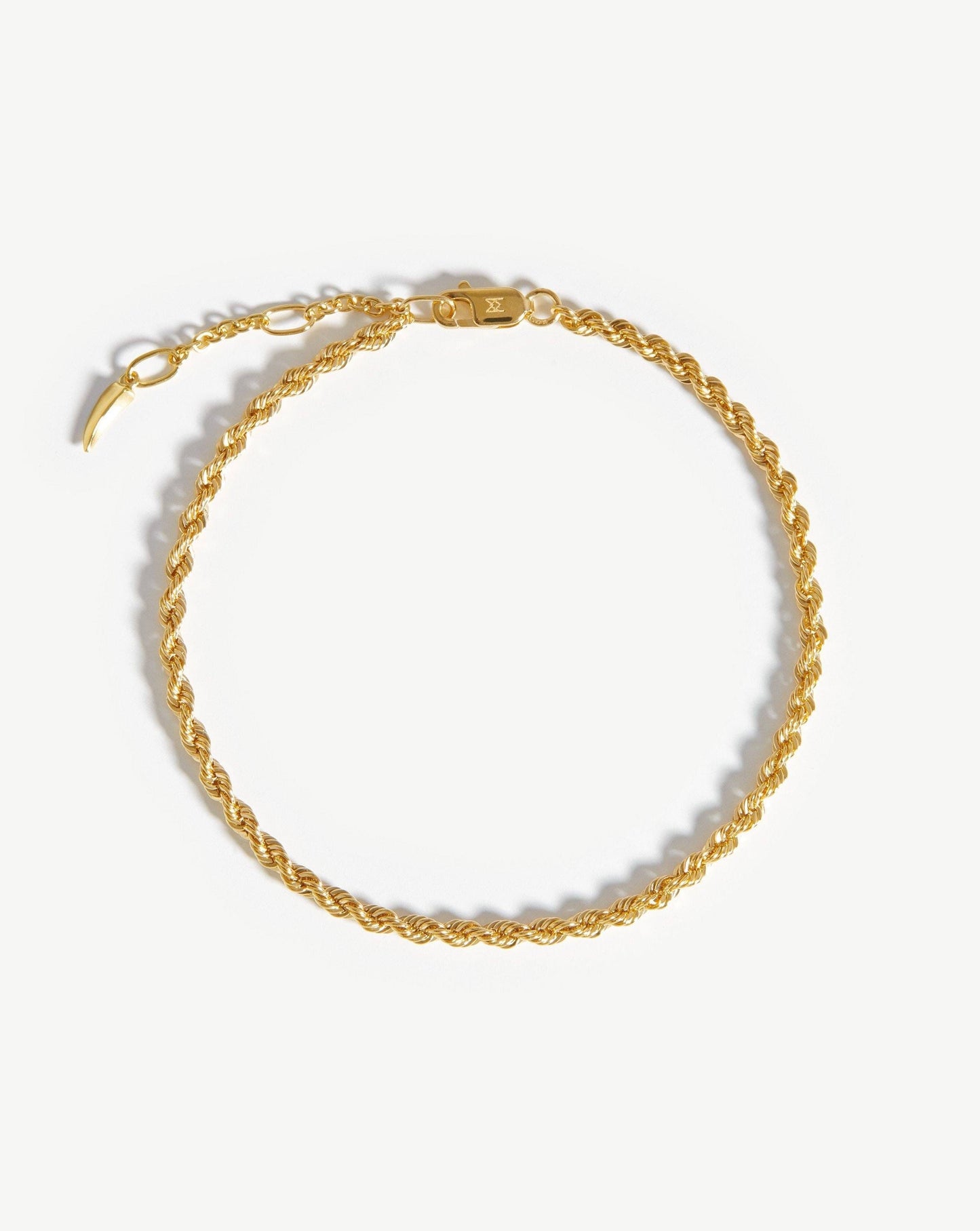 Classic Rope Chain Bracelet in Fine Metal