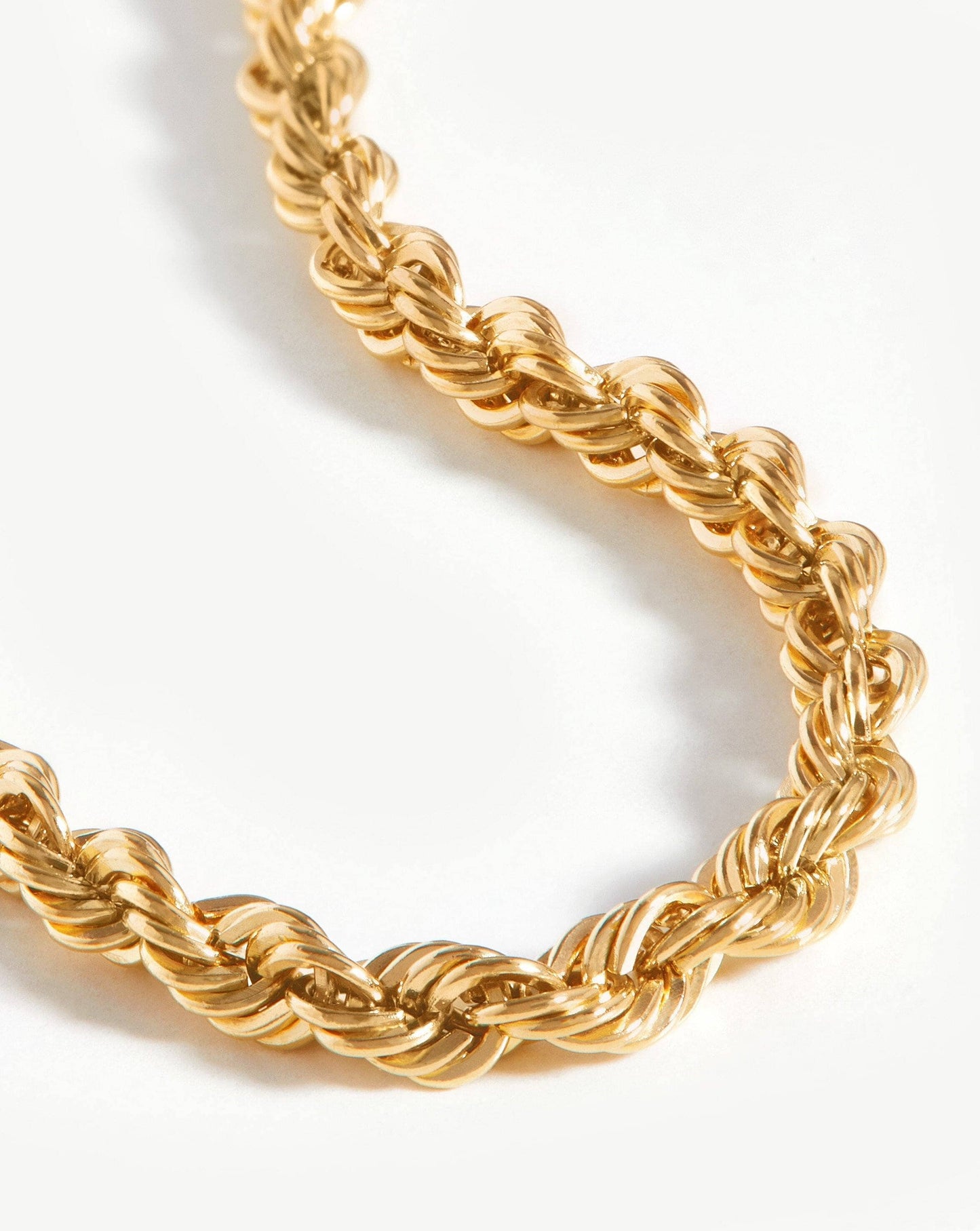 Classic Rope Chain Bracelet in Fine Metal