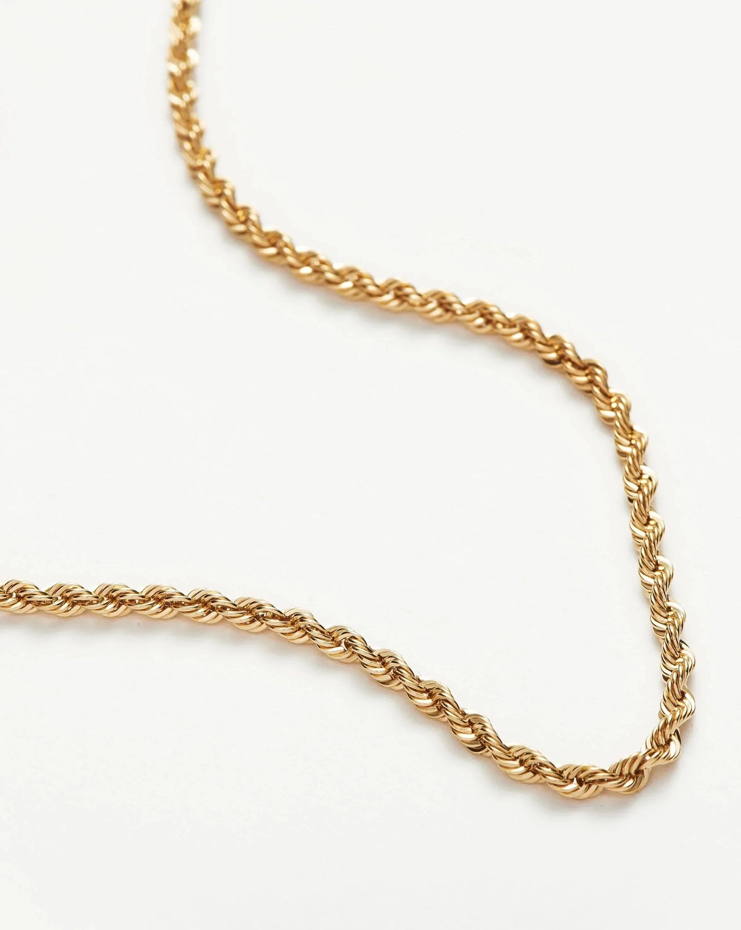 Classic Rope Chain Necklace in Fine Material