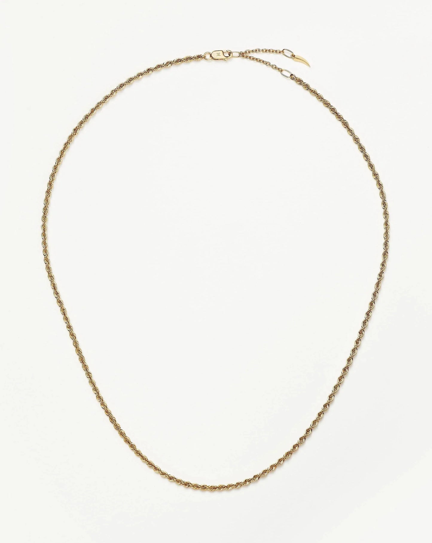 Classic Rope Chain Necklace in Fine Material