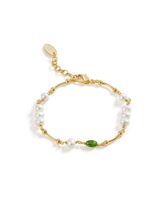 Baroque Pearl Forest Elf Bracelet