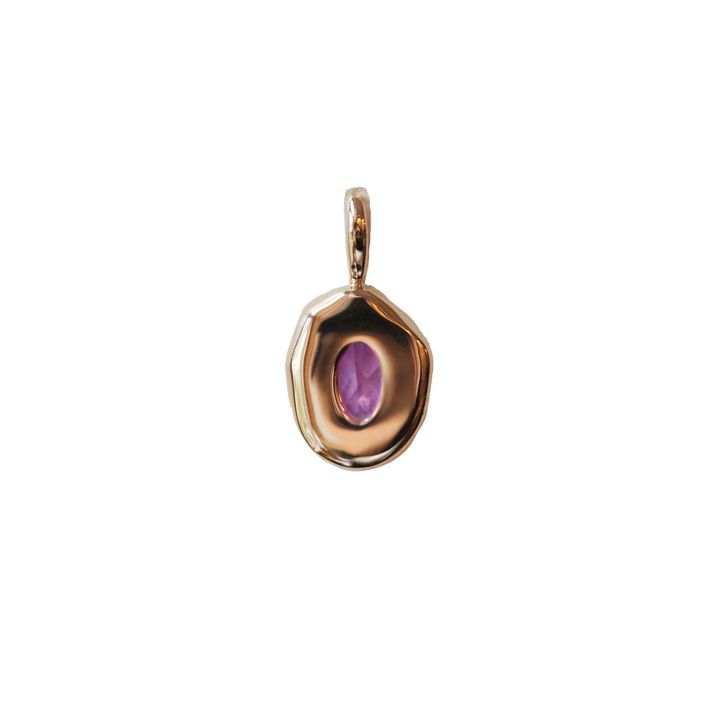 Amethyst Molten Heirloom Pendant Necklace