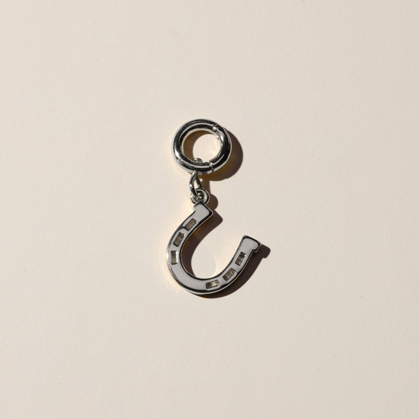 Horseshoe Silver Charm for Jewelry Making