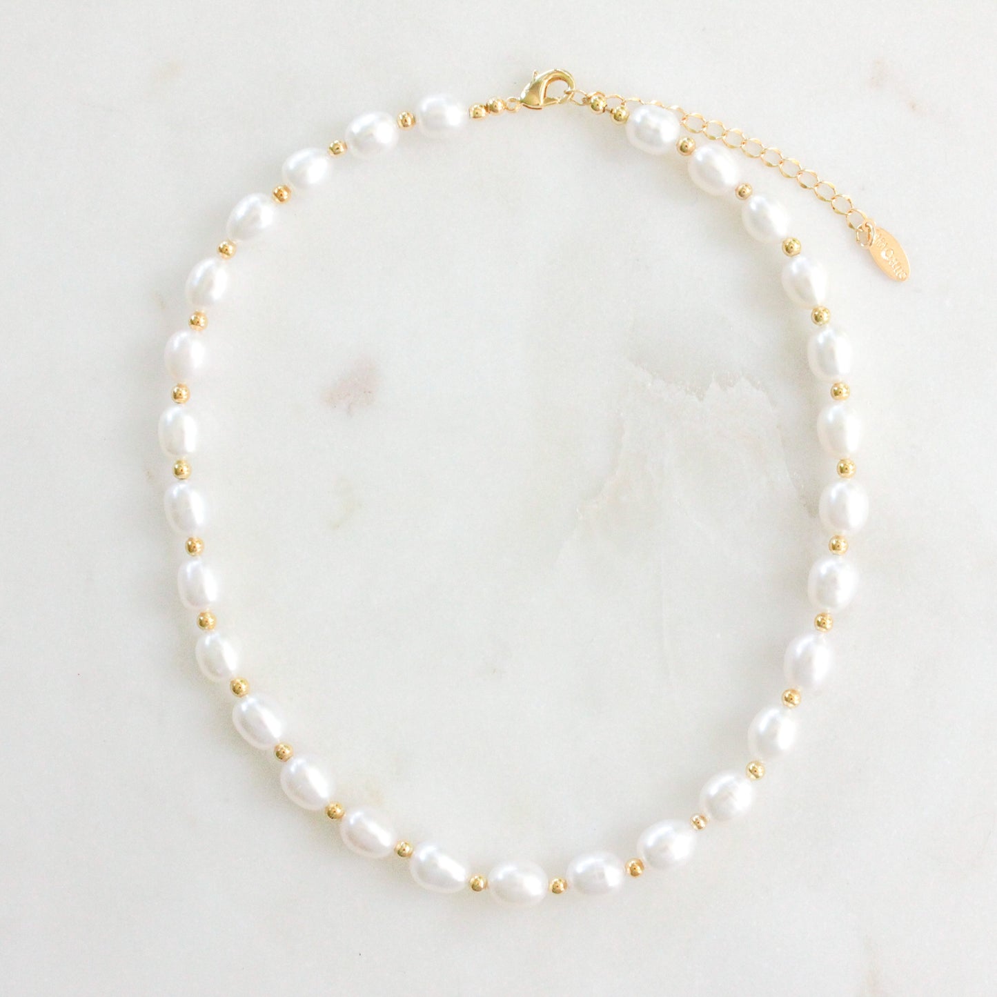 Nugget Pearl Beaded Necklace for Elegant Style