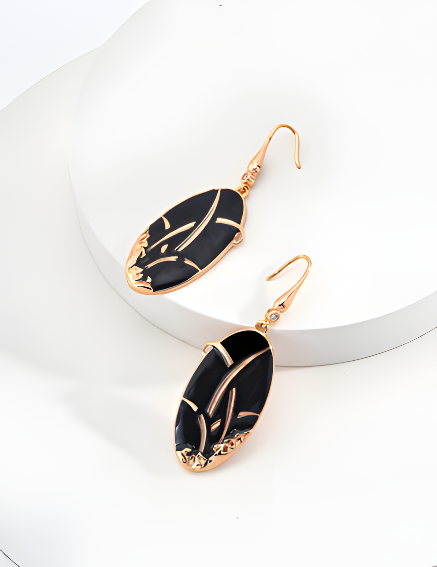 Chinese Style Drop Glaze Earrings