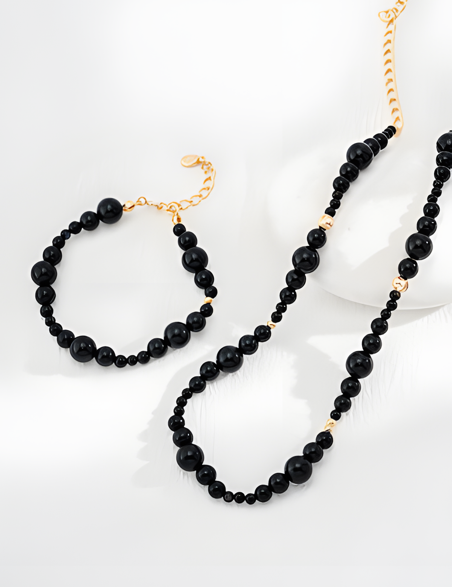 Black Onyx Sterling Silver Necklace