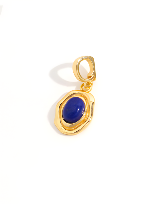 Lapis Lazuli Sterling Silver Pendant Necklace