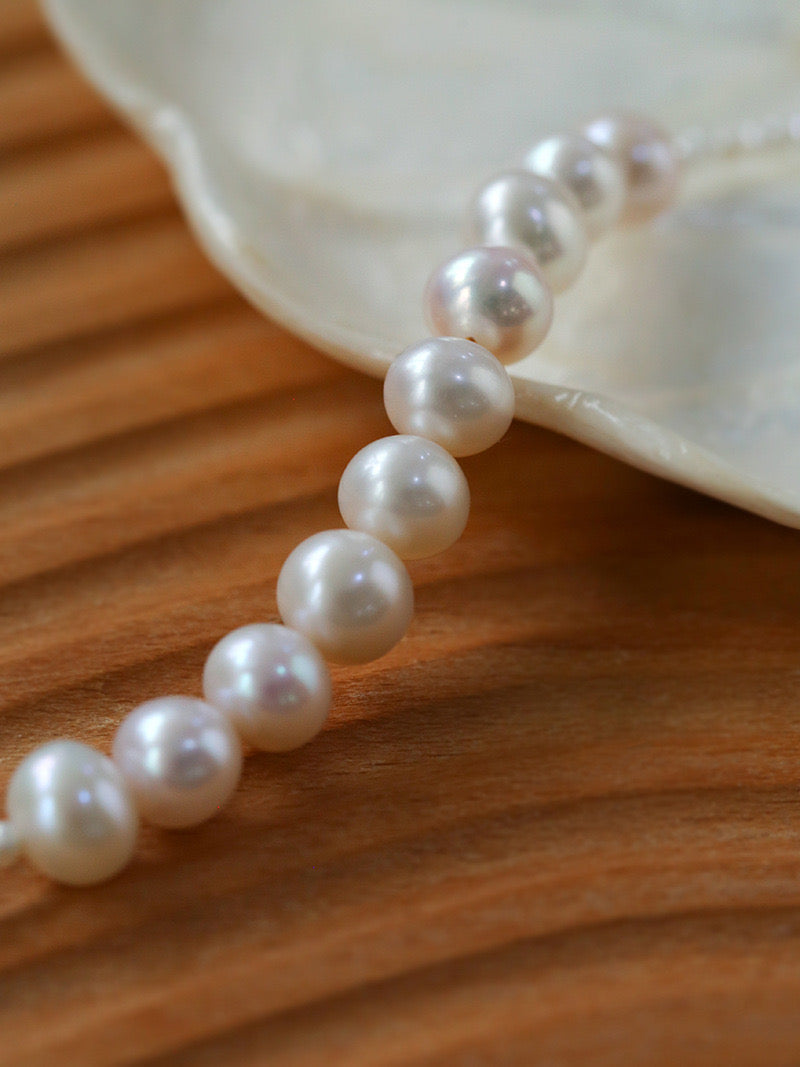 Beaded Pearl Pendant Necklace for Elegant Style