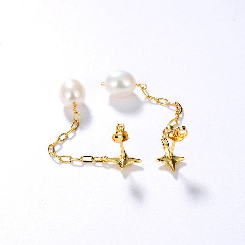 Elegant Long Drop Pearl Earrings for Stylish Look