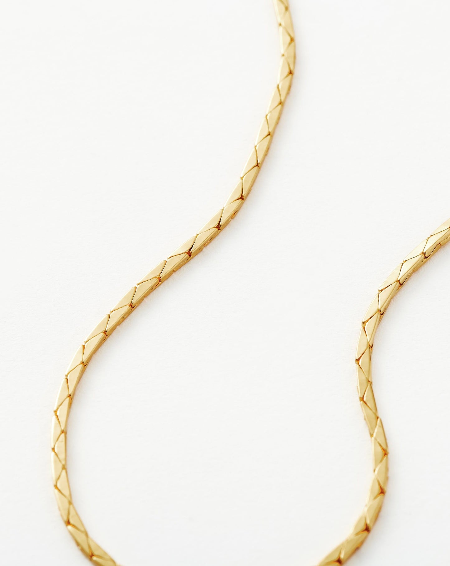 18k Gold Plated Cobra Snake Chain Choker