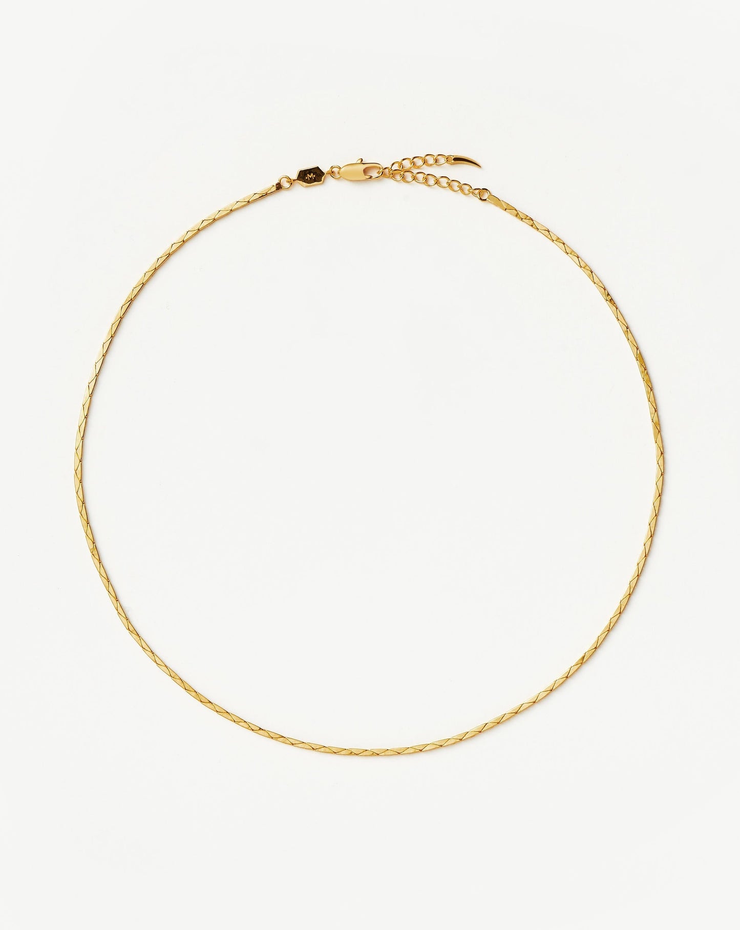 18k Gold Plated Cobra Snake Chain Choker