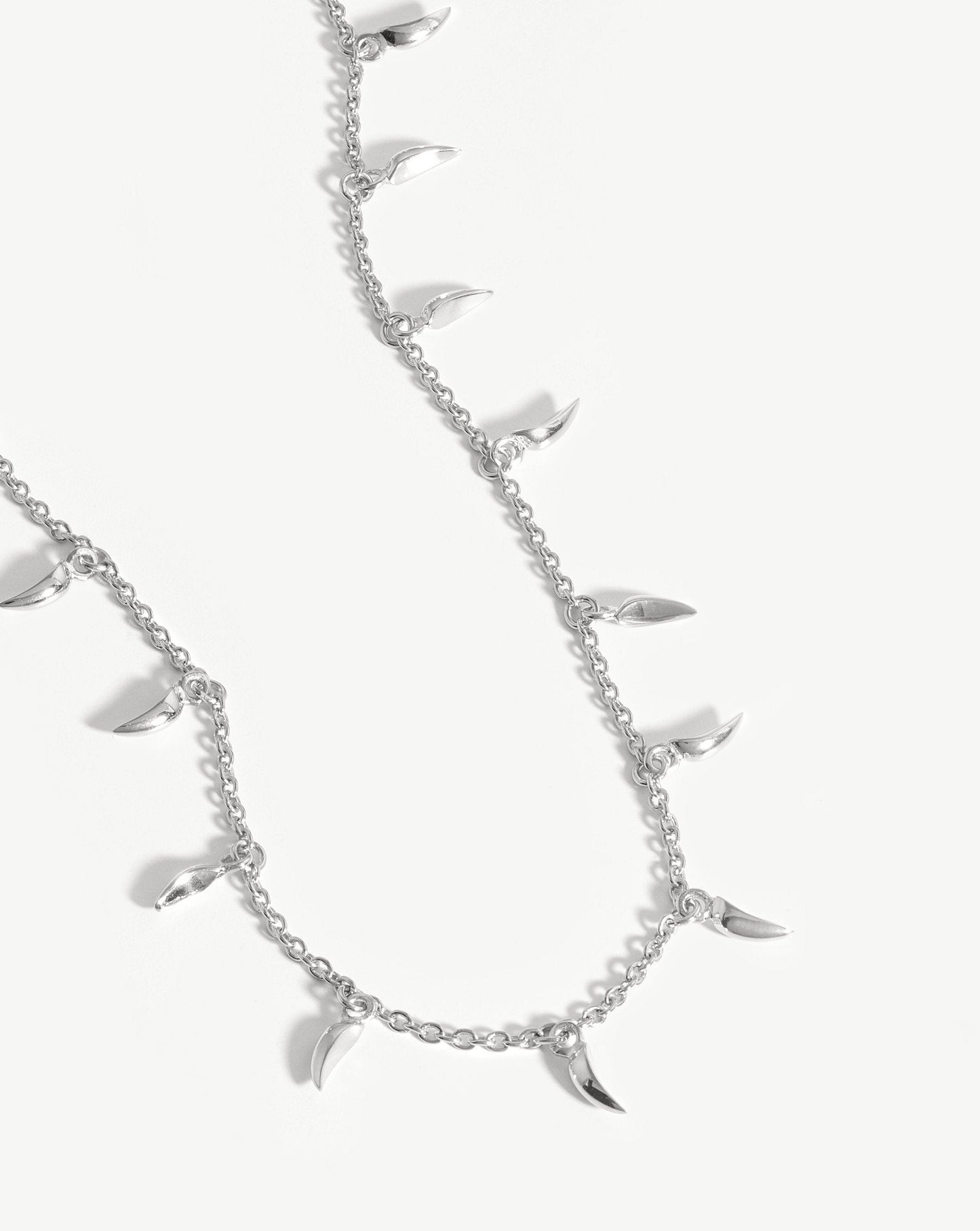 Mini Fang Silver Necklace for Women