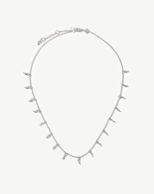 Mini Fang Silver Necklace for Women