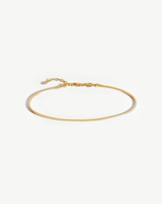 Square Snake Chain Anklet