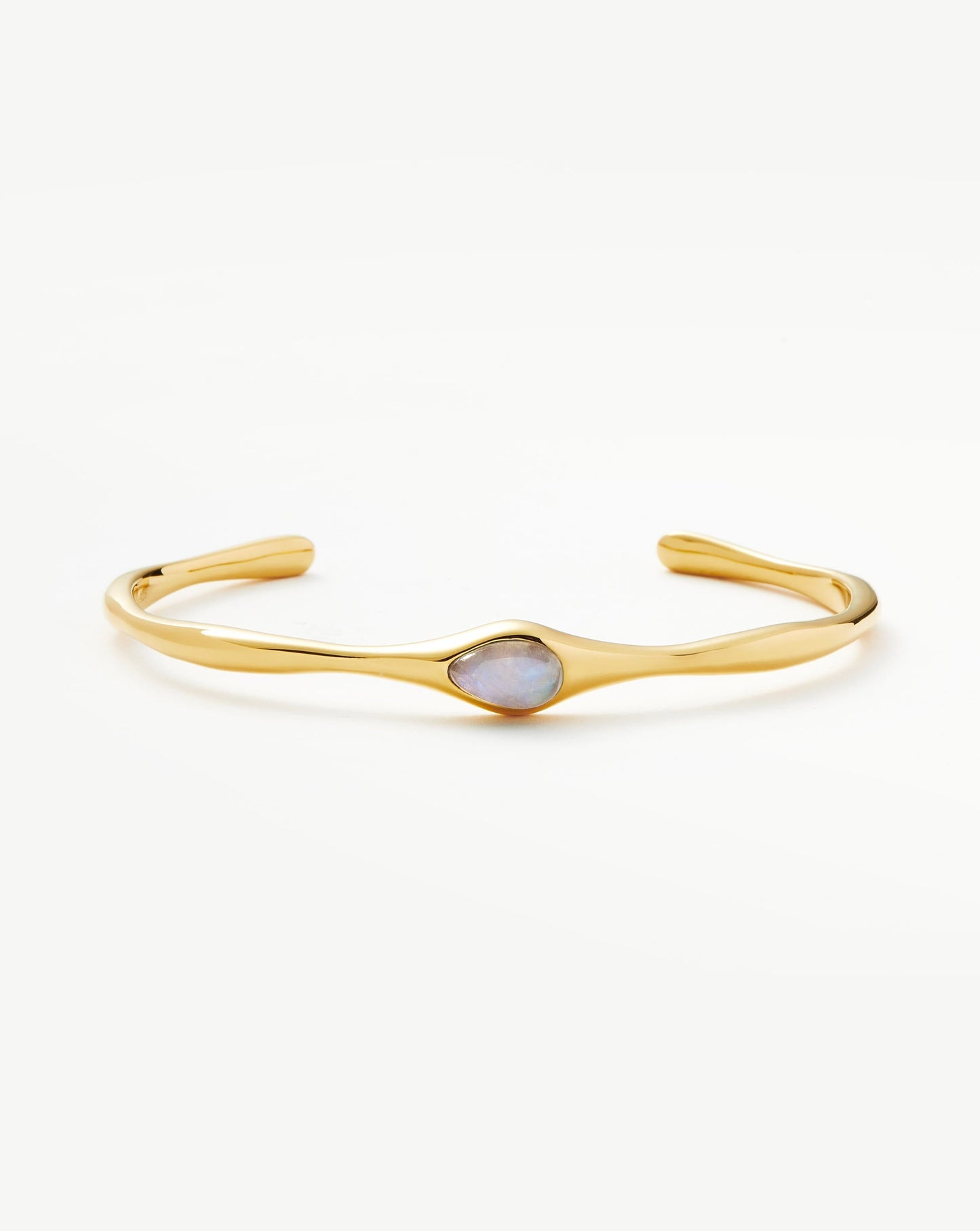 Magma Gemstone Cuff Bracelet in Gold and Silver