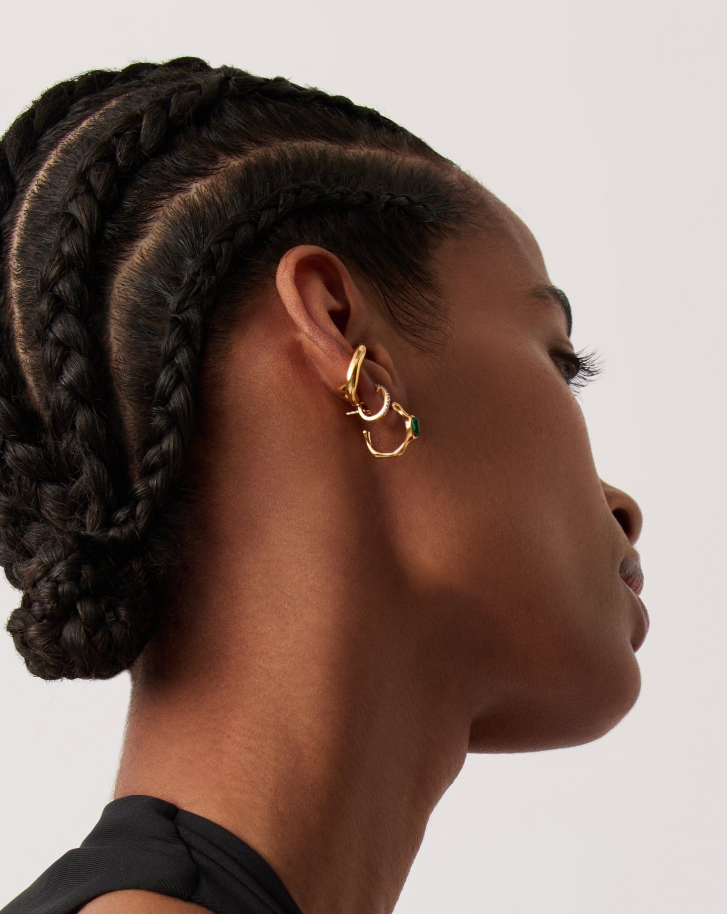 Small Hoop Earrings in 18k Gold Vermeil and Sterling Silver