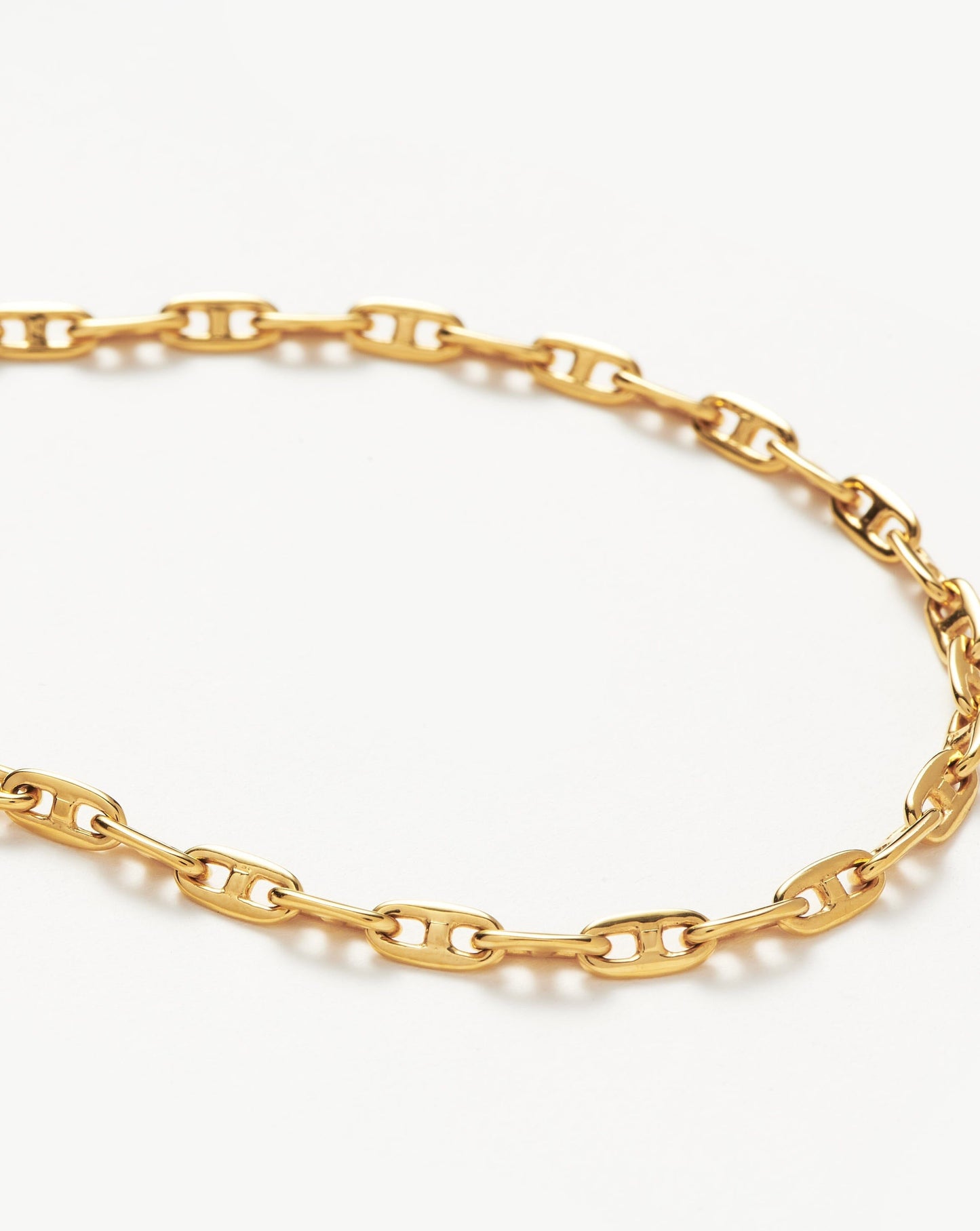 18k Gold Plated Mariner Chain Necklace