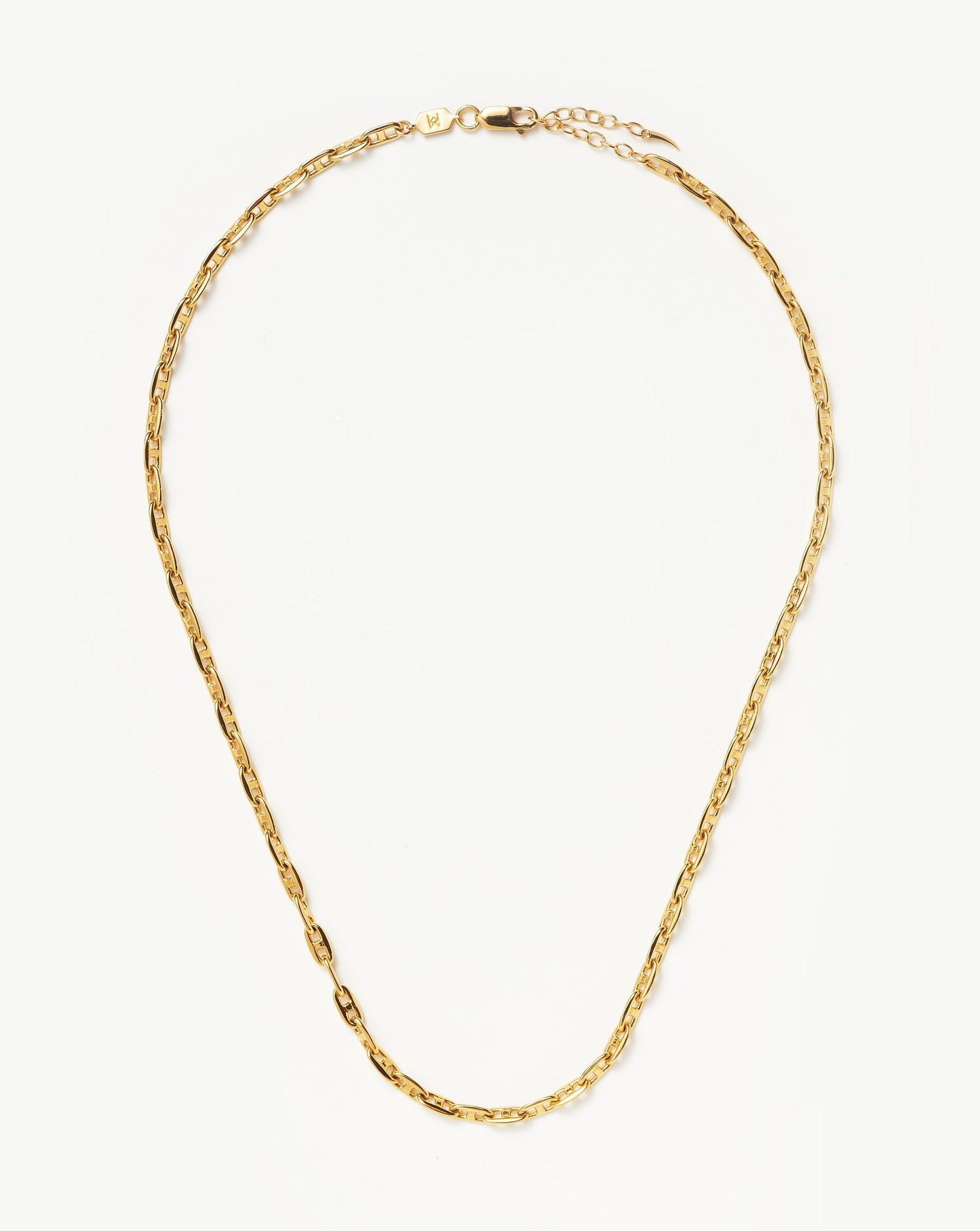 18k Gold Plated Mariner Chain Necklace