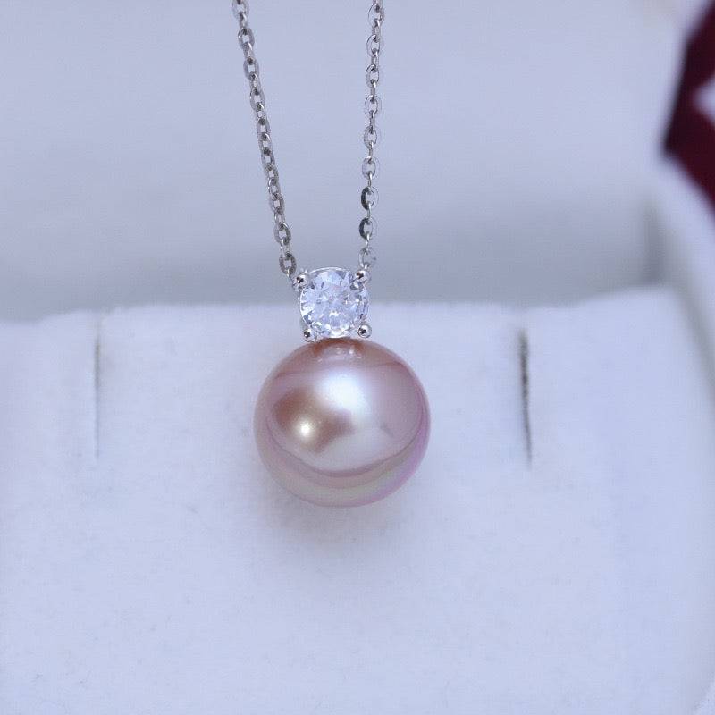 Freshwater Pearl and Sasha Necklace 10-11mm