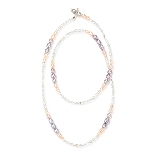 32-inch Freshwater Pearl Beaded Necklace