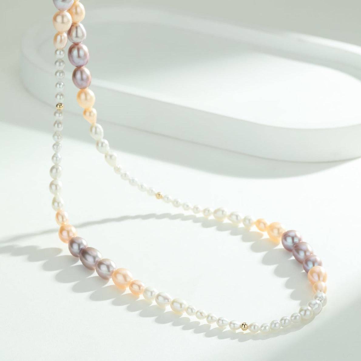 32-inch Freshwater Pearl Beaded Necklace