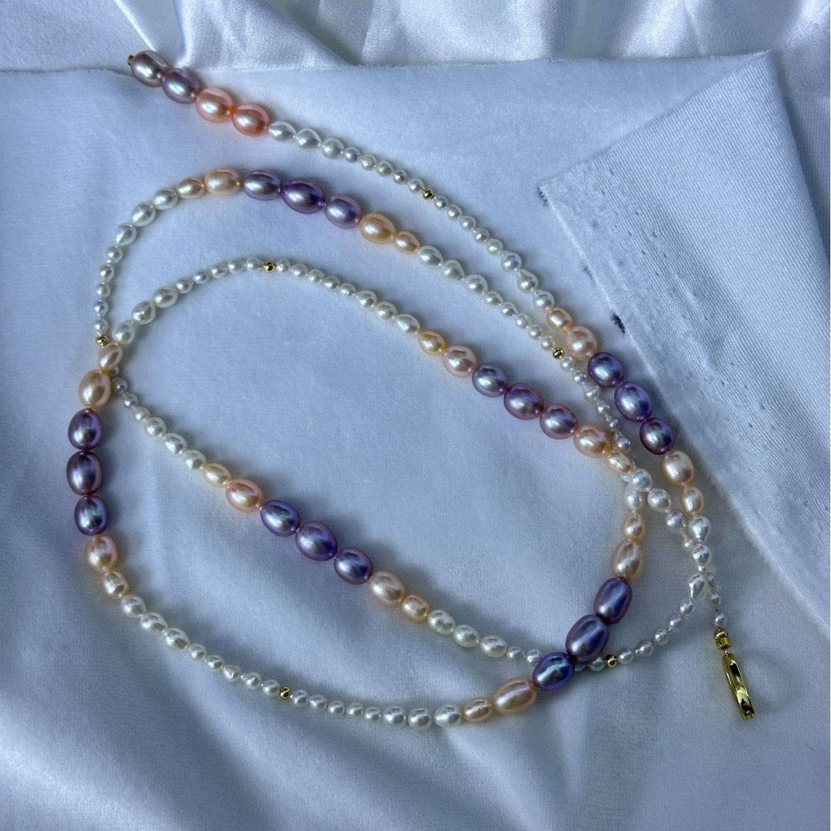 32-inch Freshwater Pearl Beaded Necklace