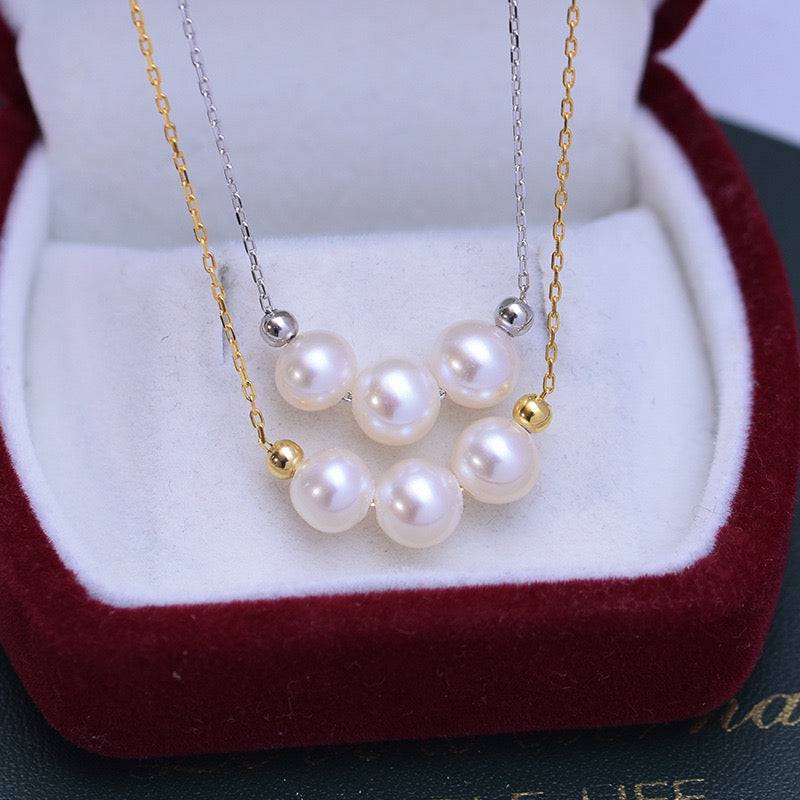 Freshwater Pearl Necklace with 6-7mm Drops