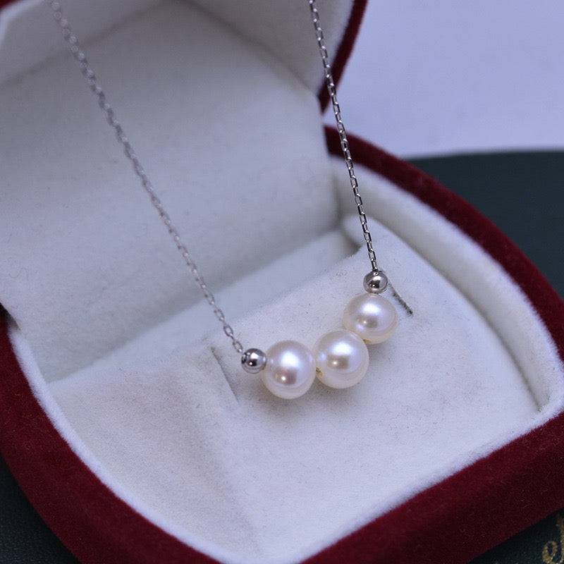 Freshwater Pearl Necklace with 6-7mm Drops