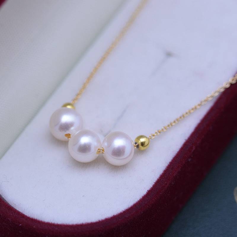 Freshwater Pearl Necklace with 6-7mm Drops