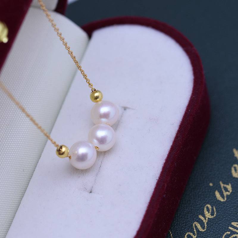 Freshwater Pearl Necklace with 6-7mm Drops