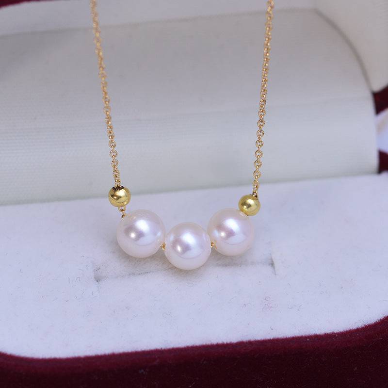 Freshwater Pearl Necklace with 6-7mm Drops