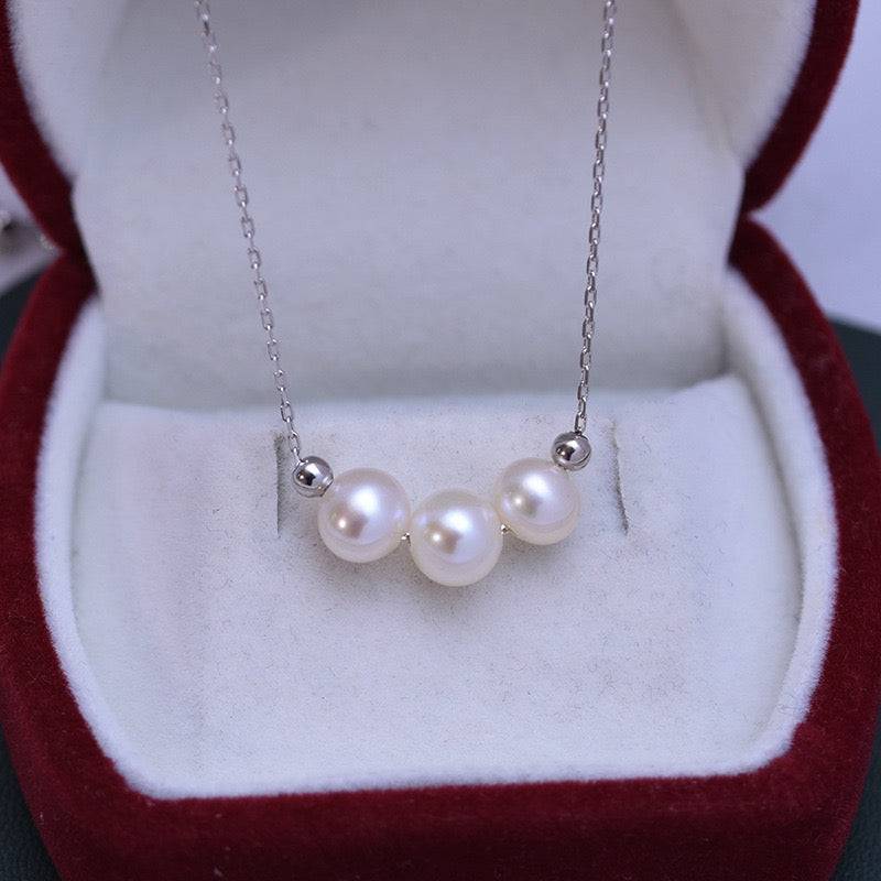 Freshwater Pearl Necklace with 6-7mm Drops