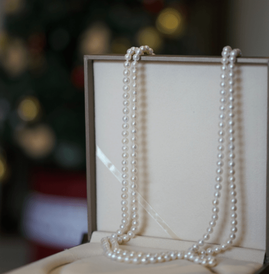 Freshwater Pearl Necklace 68 Inches Long White