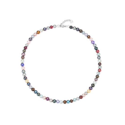 Multicolour Dyed Freshwater Pearl Necklace