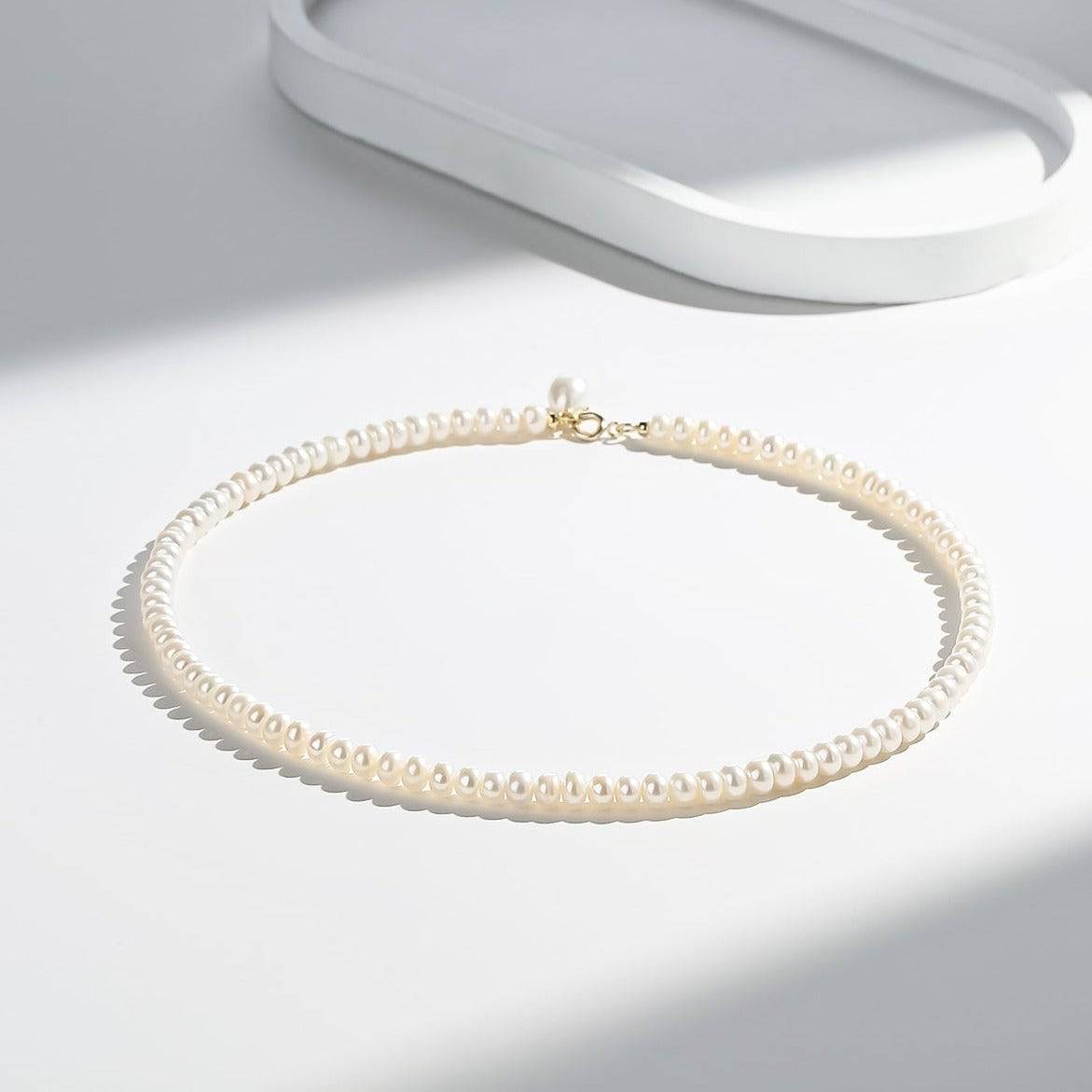 Elegant Rice Pearls Necklace for Stylish Wear