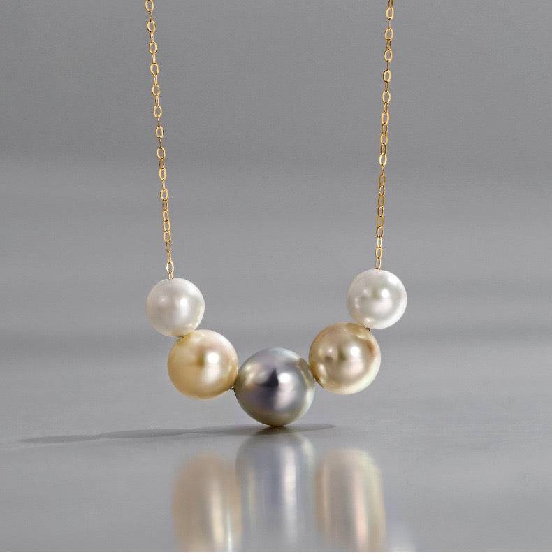 Seawater Pearls Elegant Necklace Design