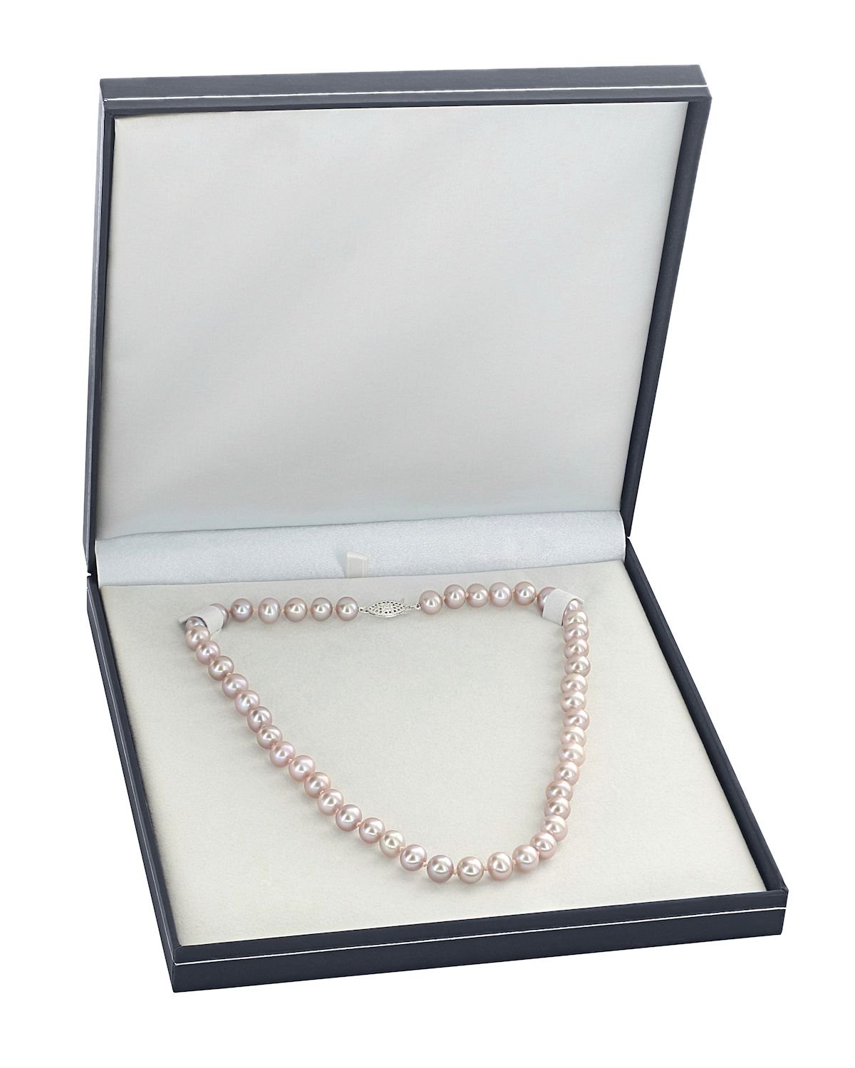 Peach Freshwater Pearl Necklace in AAAA Quality 2