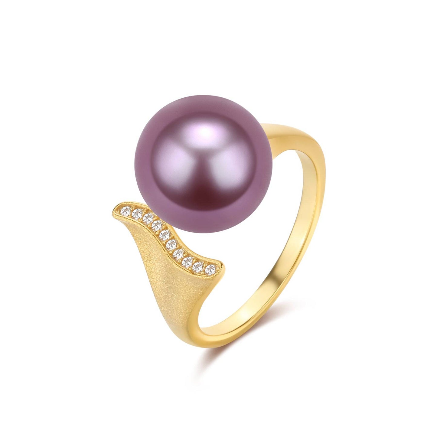 Freshwater Pearl Mermaid Ring in 10-11mm Size